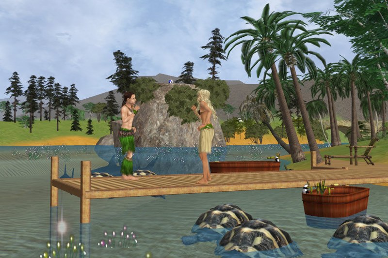 Вход в мир Sims 2 AW
